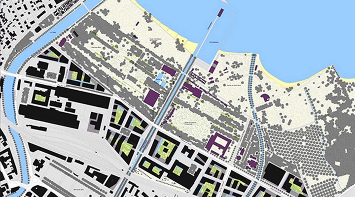 Plan concours d'urbanisme pour le projet Gare-Lac à Yverdon-les-Bains